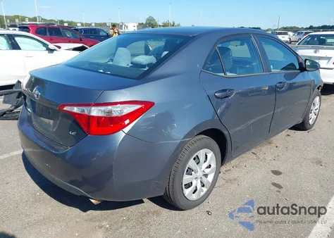 2014 Toyota Corolla Le from USA, damaged, VIN 2T1BURHE4EC228761